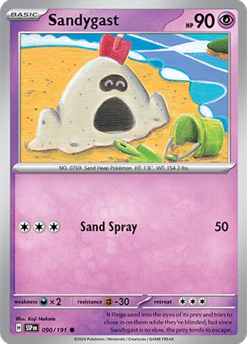 Sandygast (090/191) [Scarlet & Violet: Surging Sparks] | Silver Goblin