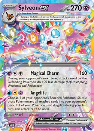 Sylveon ex (086/191) [Scarlet & Violet: Surging Sparks] | Silver Goblin