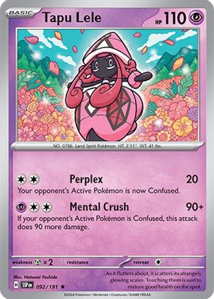 Tapu Lele (092/191) [Scarlet & Violet: Surging Sparks]