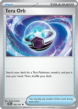 Tera Orb (189/191) [Scarlet & Violet: Surging Sparks] Reverse Holofoil