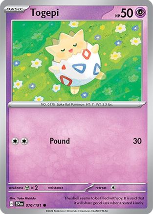Togepi (070/191) [Scarlet & Violet: Surging Sparks] Reverse Holofoil