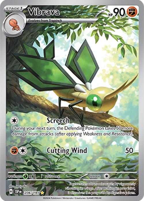 Vibrava (206/191) [Scarlet & Violet: Surging Sparks] | Silver Goblin