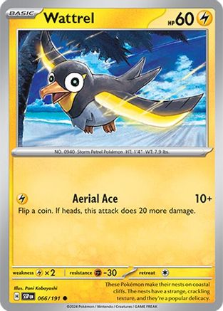 Wattrel (066/191) [Scarlet & Violet: Surging Sparks] Reverse Holofoil