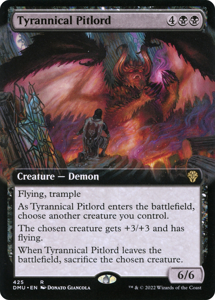 Tyrannical Pitlord (Extended Art) [Dominaria United] | Silver Goblin