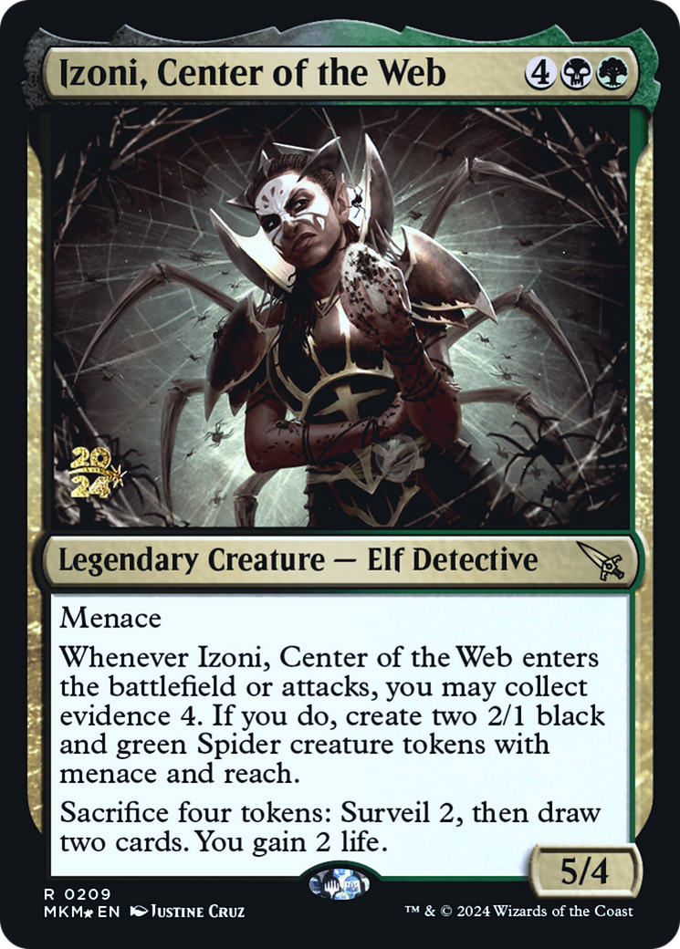 Izoni, Center of the Web [Murders at Karlov Manor Prerelease Promos] | Silver Goblin