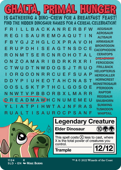 Ghalta, Primal Hunger // Ghalta, Primal Hunger (1124) - Secret Lair Drop