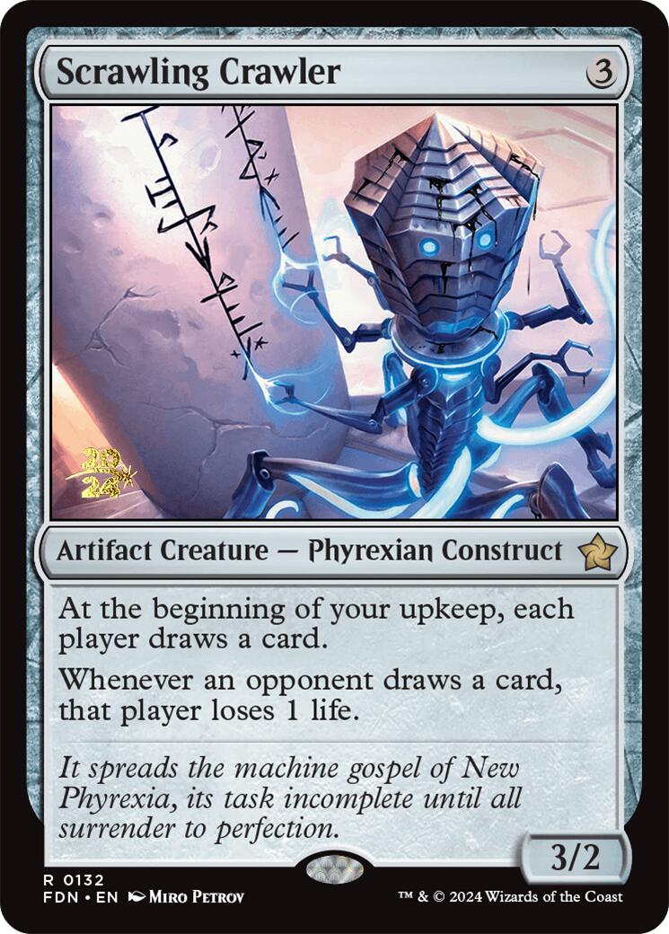 Scrawling Crawler [Foundations Prerelease Promos] | Silver Goblin