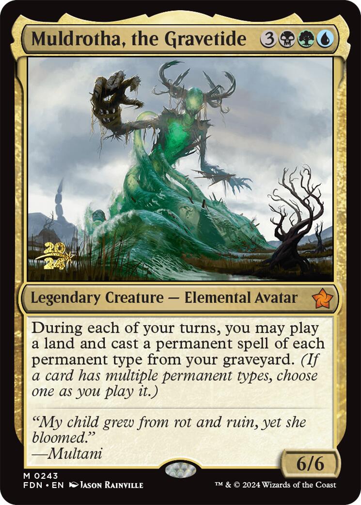 Muldrotha, the Gravetide [Foundations Prerelease Promos] | Silver Goblin