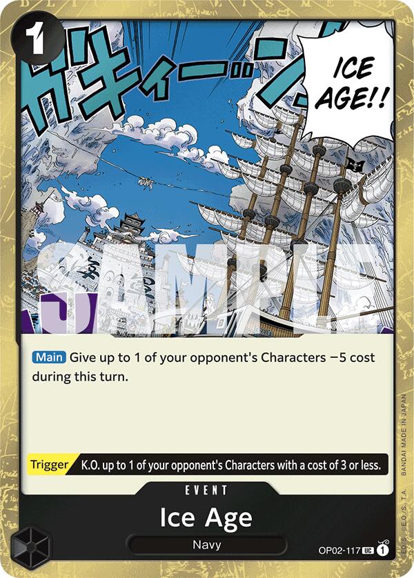 Ice Age (Jolly Roger Foil) Foil (OP02-117) - Premium Booster -The Best- | Silver Goblin