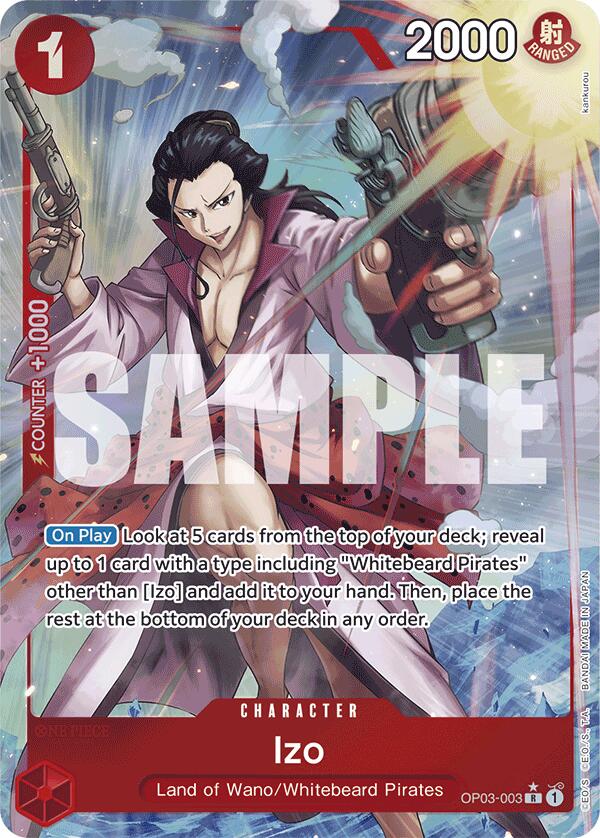 Izo (OP03-003) (Full Art) [Premium Booster -The Best-] | Silver Goblin