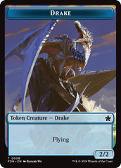 Drake // Goblin Doubled-Sided Token [Foundations Tokens] | Silver Goblin