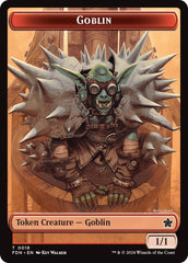 Goblin // Zombie Doubled-Sided Token [Foundations Tokens] | Silver Goblin