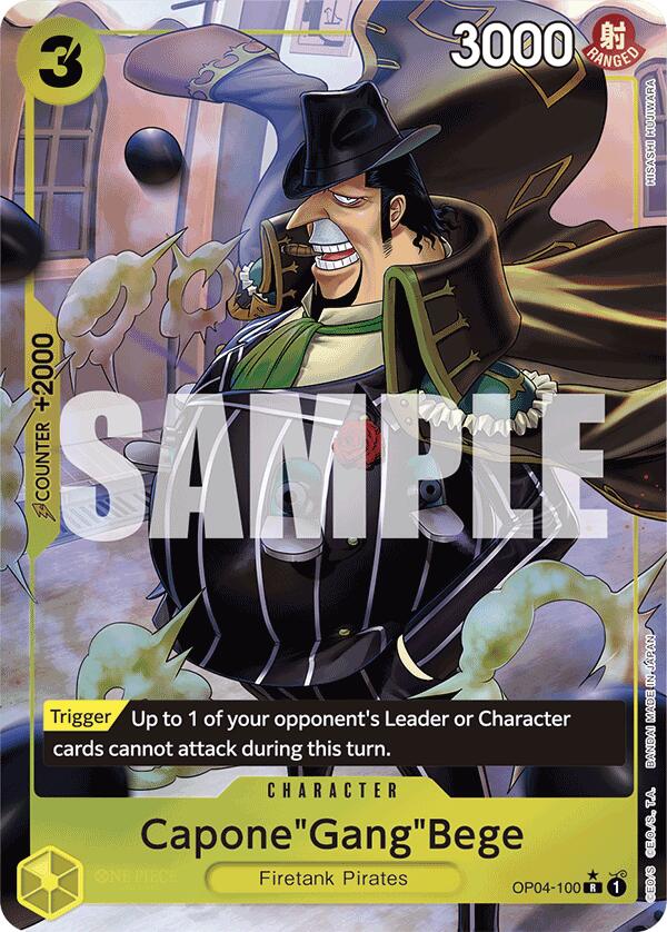 Capone"Gang"Bege (OP04-100) (Full Art) [Premium Booster -The Best-] | Silver Goblin