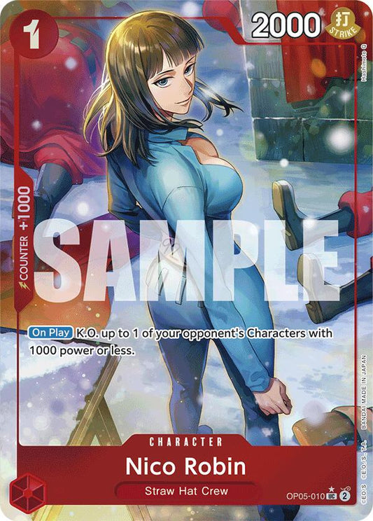 Nico Robin (Full Art) Foil (OP05-010) - Premium Booster -The Best-