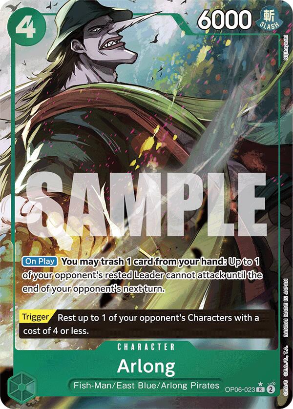 Arlong (Full Art) [Premium Booster -The Best-] | Silver Goblin