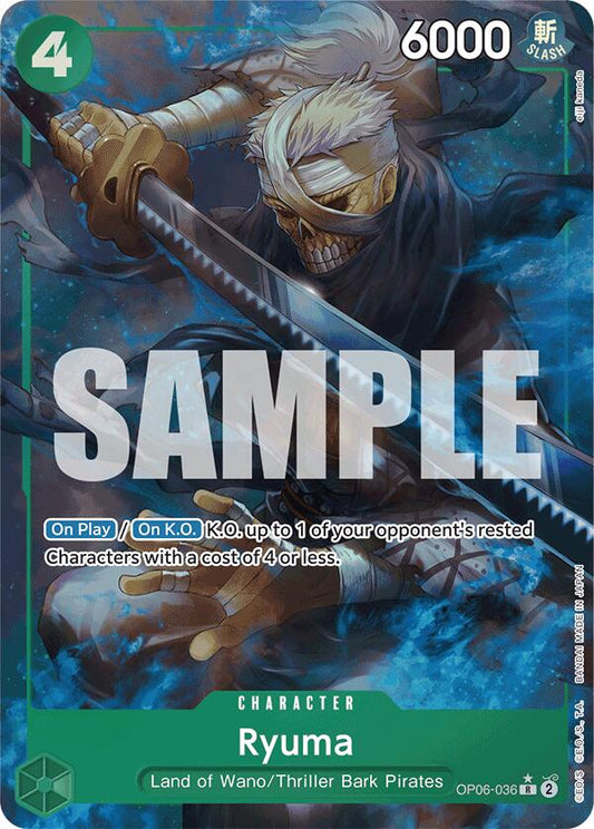 Ryuma (Full Art) Foil (OP06-036) - Premium Booster -The Best-