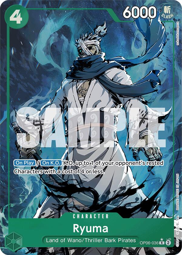 Ryuma (Alternate Art) [Premium Booster -The Best-] | Silver Goblin