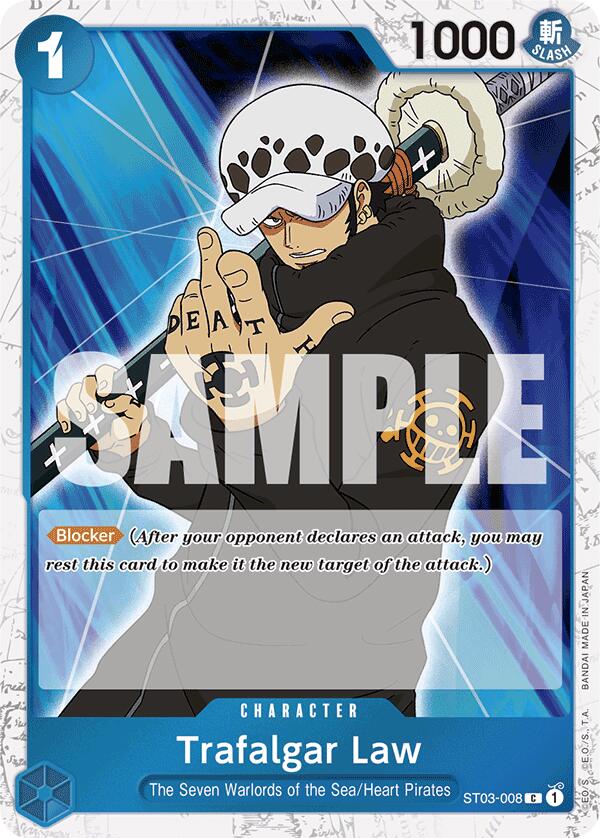 Trafalgar Law (ST03-008) (Jolly Roger Foil) [Premium Booster -The Best-] | Silver Goblin