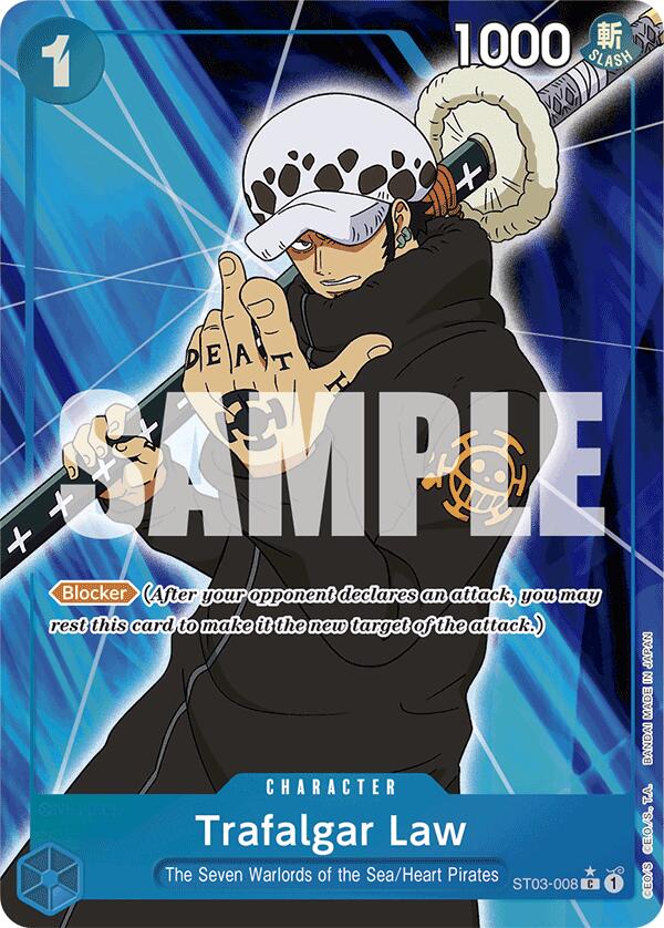 Trafalgar Law (ST03-008) (Full Art) [Premium Booster -The Best-] | Silver Goblin