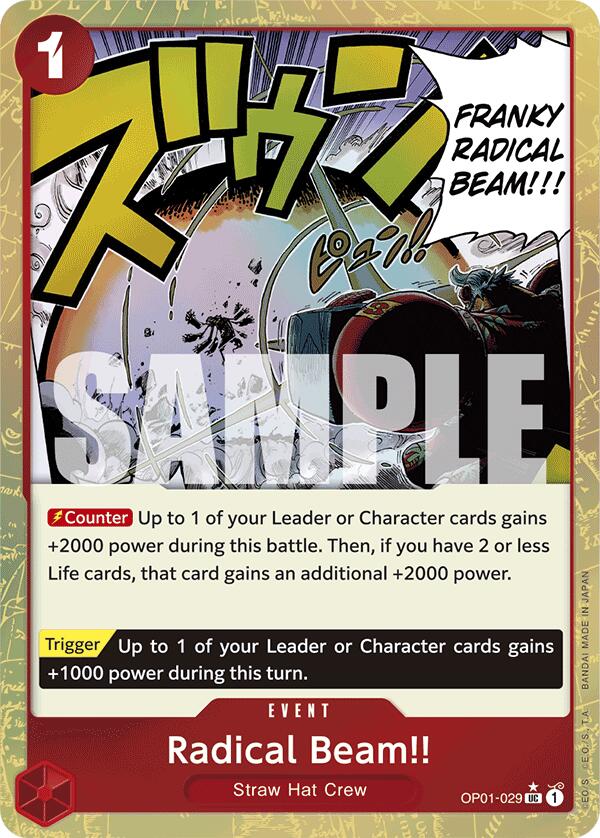 Radical Beam!! (Textured Foil) [Premium Booster -The Best-] | Silver Goblin