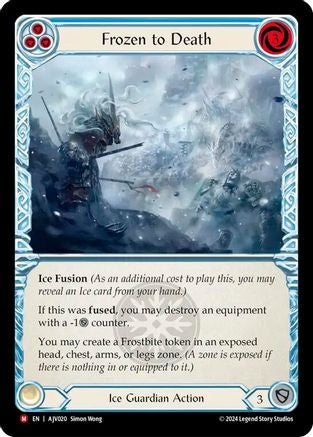 Frozen to Death Rainbow Foil (AJV020) - Armory Deck: Jarl Vetreidi | Silver Goblin