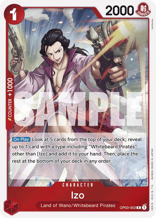 Izo (OP03-003) (Reprint) Foil (OP03-003) - Premium Booster -The Best-