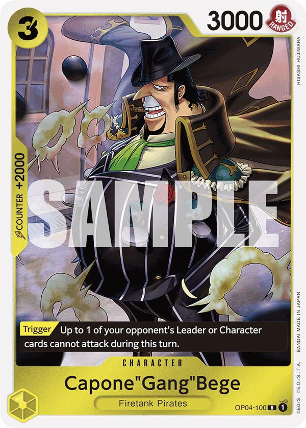 Capone"Gang"Bege (OP04-100) (Reprint) [Premium Booster -The Best-] | Silver Goblin