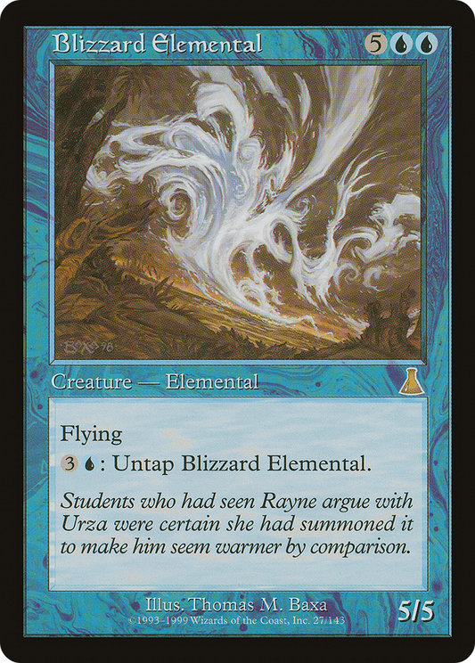 Blizzard Elemental [Urza's Destiny] Foil