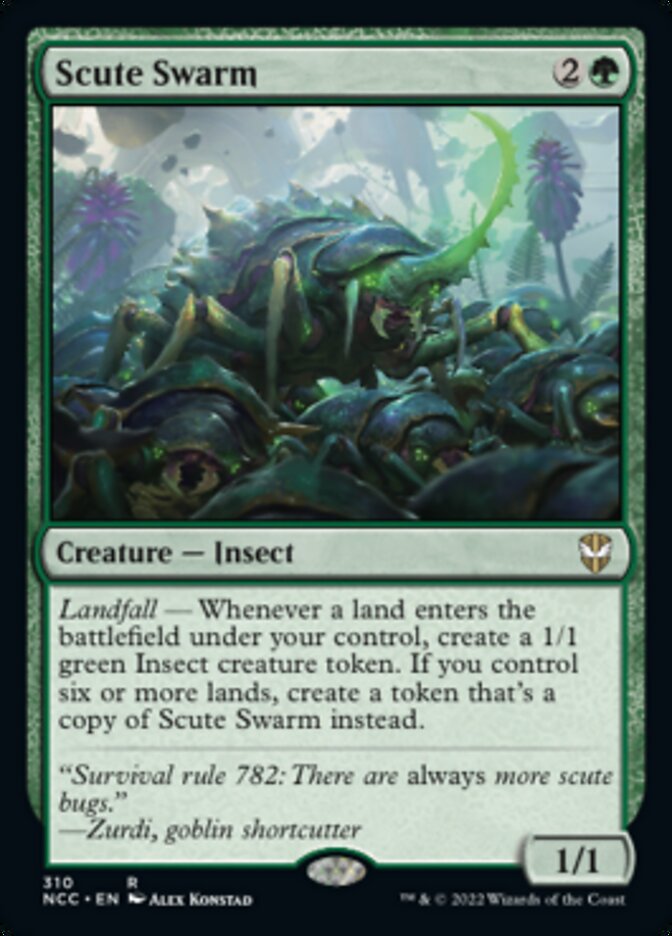 Scute Swarm [Streets of New Capenna Commander] | Silver Goblin