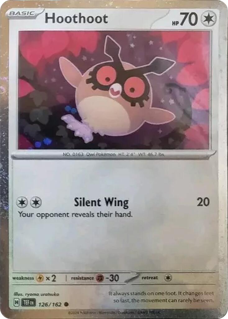 Hoothoot (126/162) (Cosmos Holo) [Scarlet & Violet: Black Star Promos] | Silver Goblin