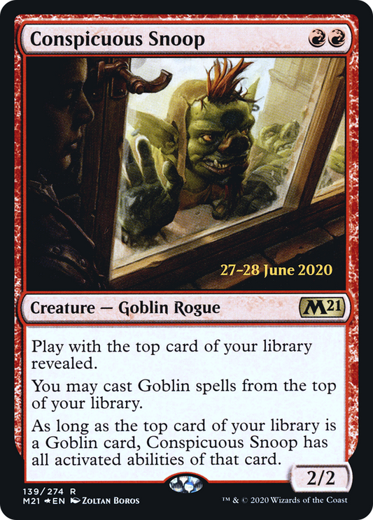 Conspicuous Snoop [Core Set 2021 Prerelease Promos]