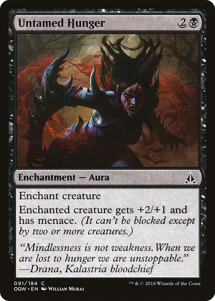 Untamed Hunger [Oath of the Gatewatch] Foil