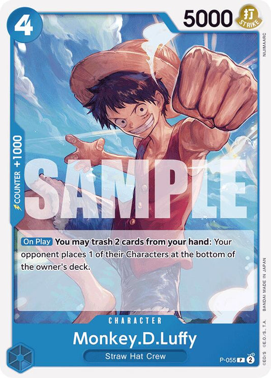 Monkey.D.Luffy (P-055) (Reprint)  (P-055) - Premium Booster -The Best-