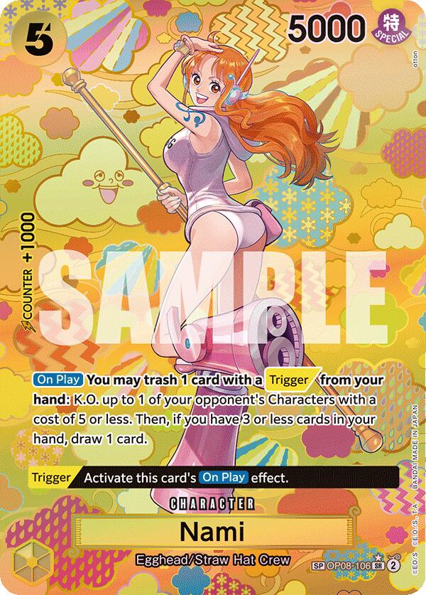 Nami (SP) Foil (OP08-106) - Emperors in the New World