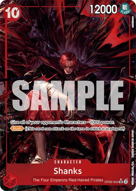 Shanks (004) (Alternate Art) Foil (OP09-004) - Emperors in the New World