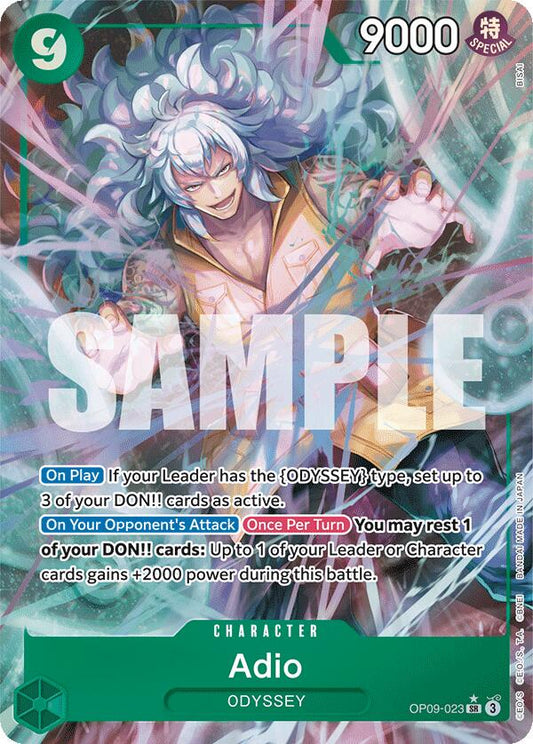 Adio (Parallel) (OP09-023) - Emperors in the New World Foil