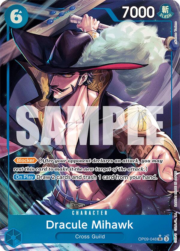 Dracule Mihawk (Parallel) Foil (OP09-048) - Emperors in the New World