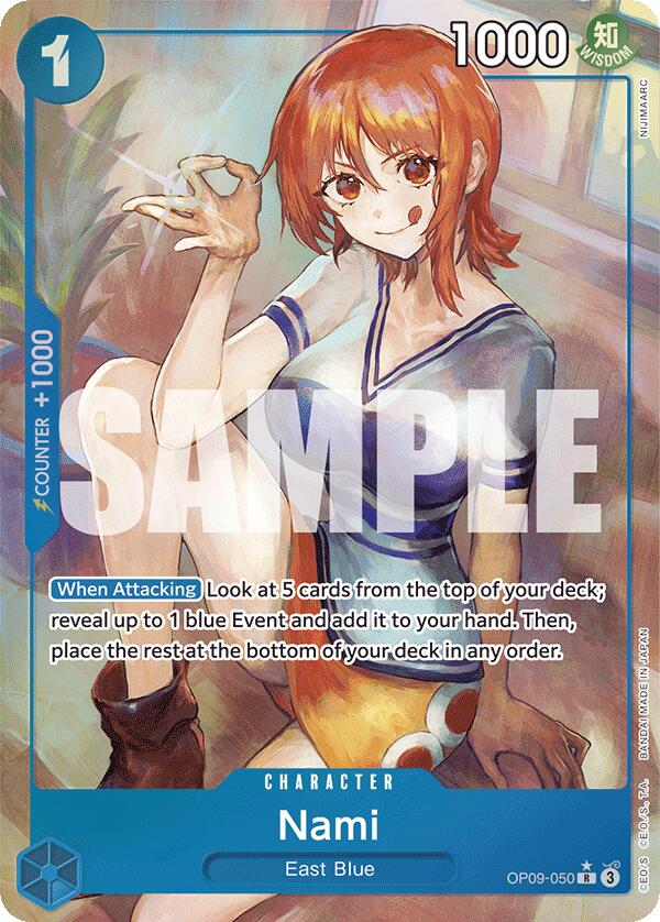 Nami (050) (Parallel) Foil (OP09-050) - Emperors in the New World | Silver Goblin