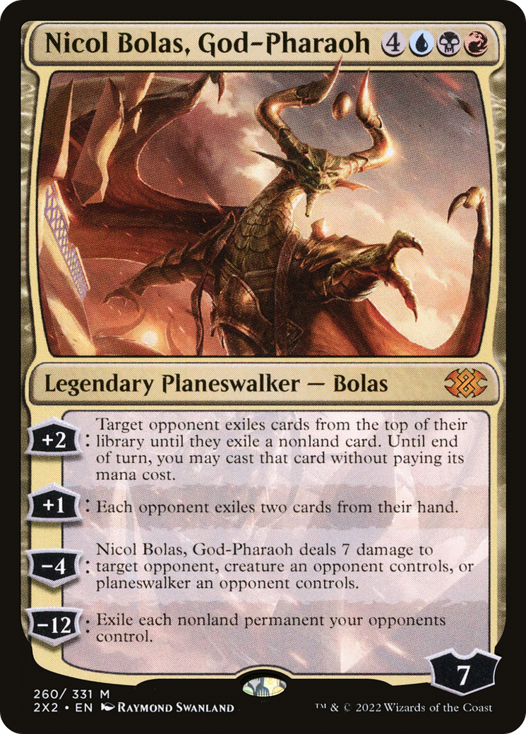 Nicol Bolas, God-Pharaoh [Double Masters 2022] | Silver Goblin