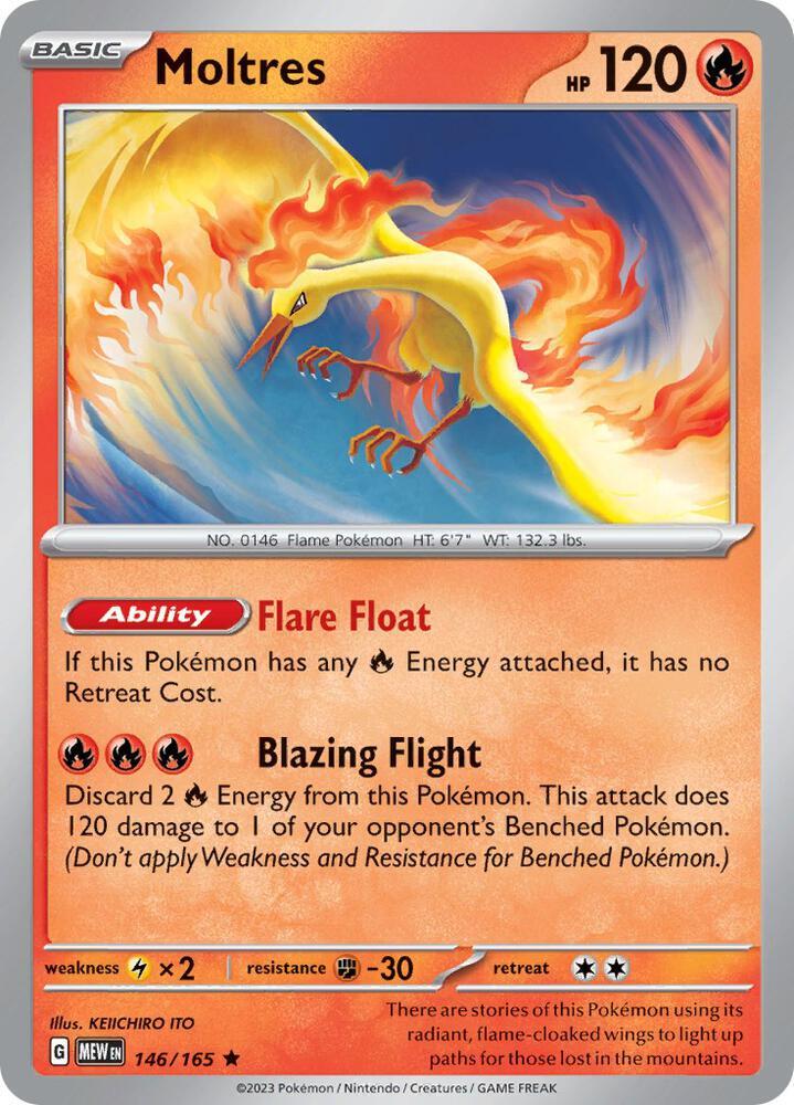 Moltres (146/165 - Deck Exclusives) [Scarlet & Violet 151] | Silver Goblin