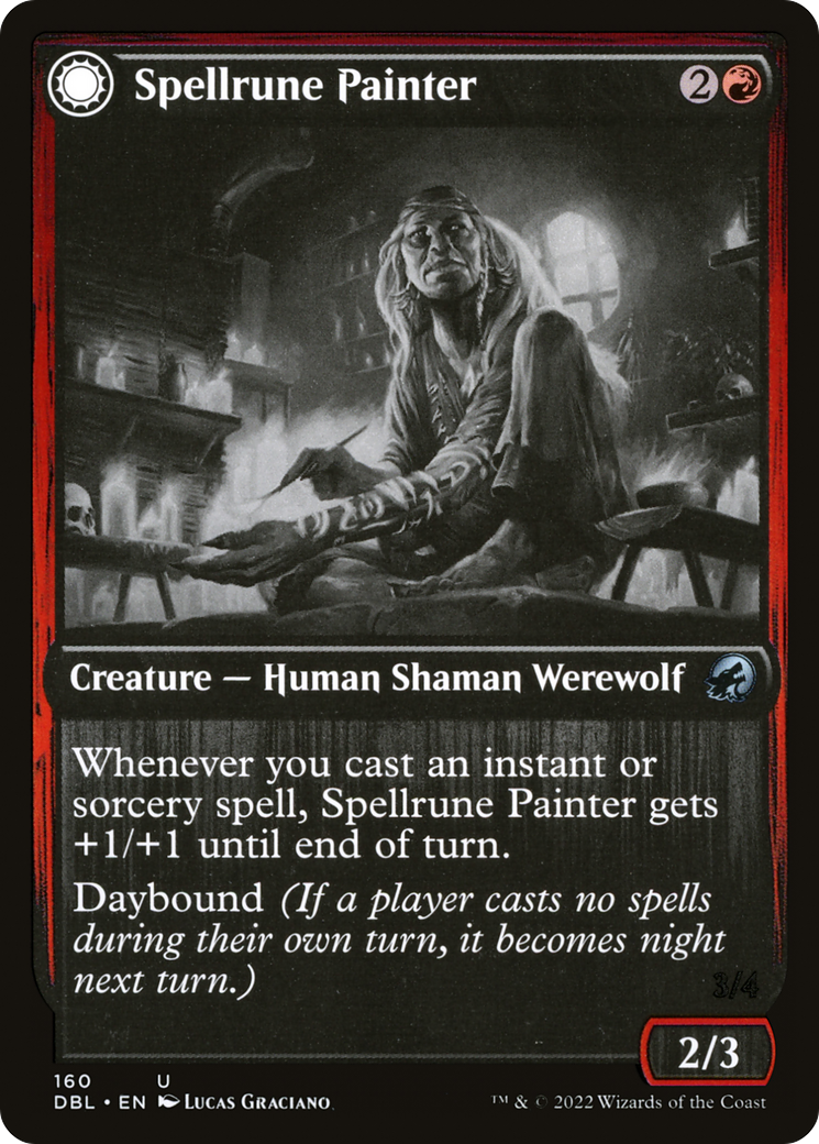 Spellrune Painter // Spellrune Howler [Innistrad: Double Feature] | Silver Goblin