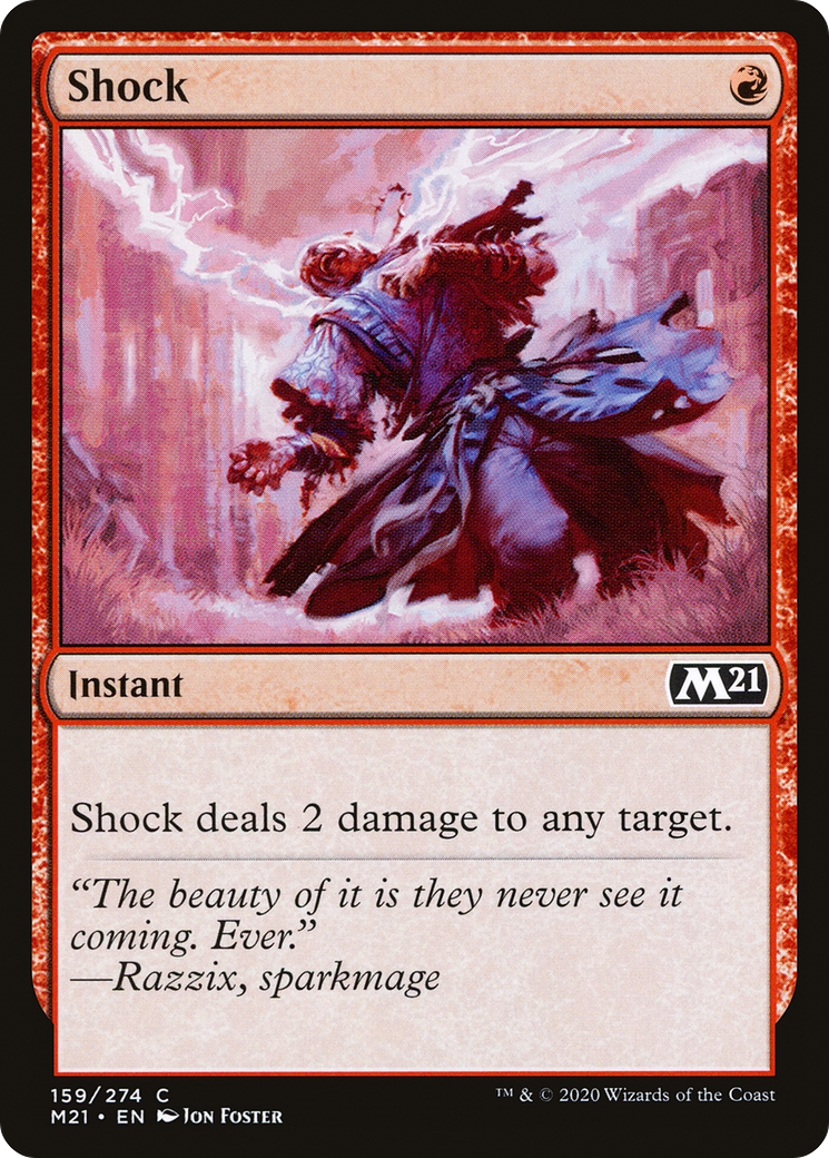 Shock [Core Set 2021] | Silver Goblin