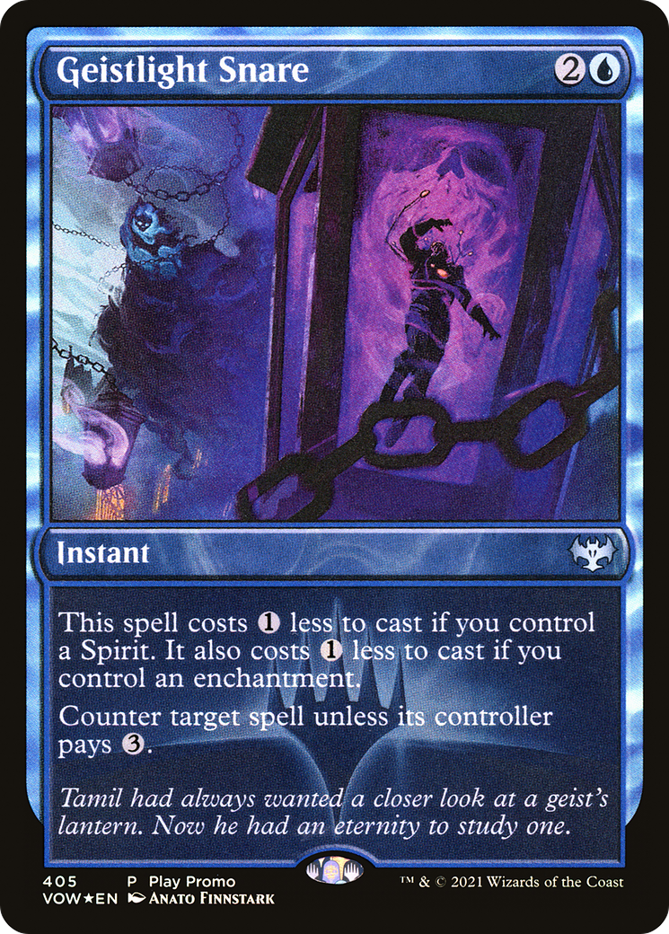 Geistlight Snare (Play Promo) [Innistrad: Crimson Vow] | Silver Goblin