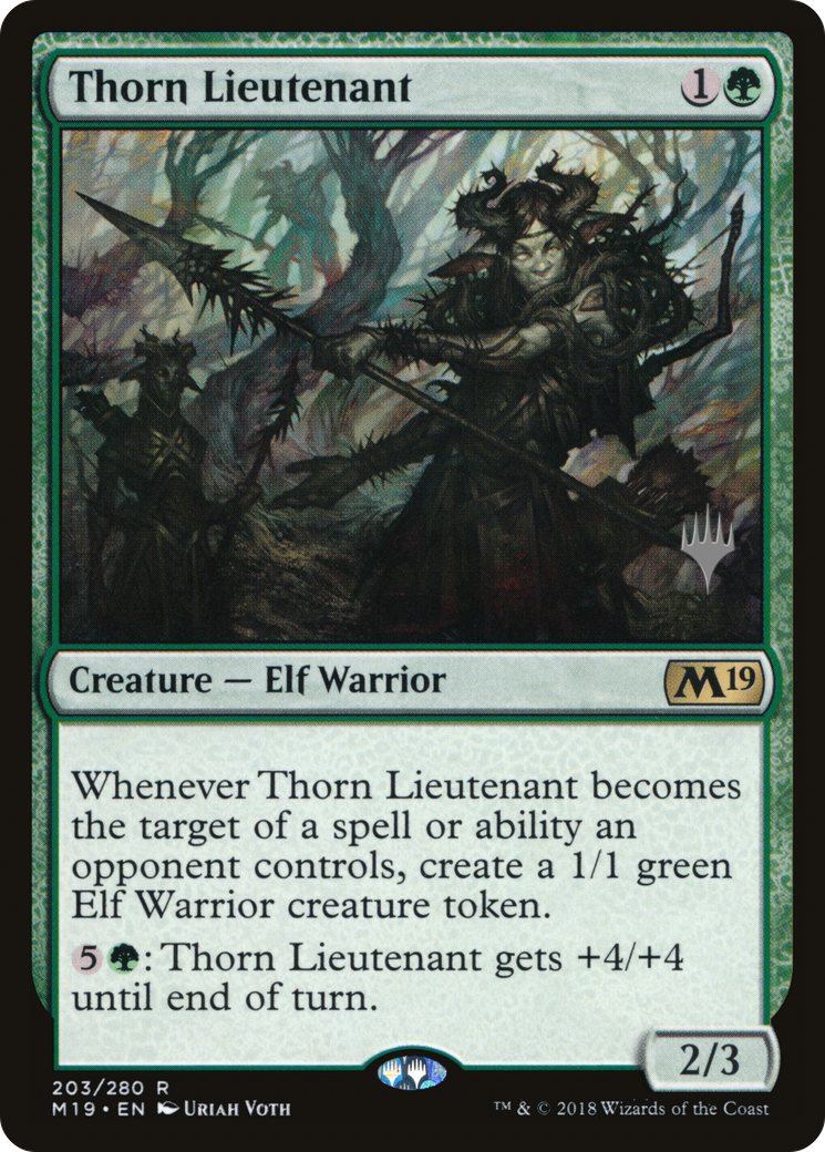 Thorn Lieutenant (Promo Pack) [Core Set 2019 Promos] | Silver Goblin