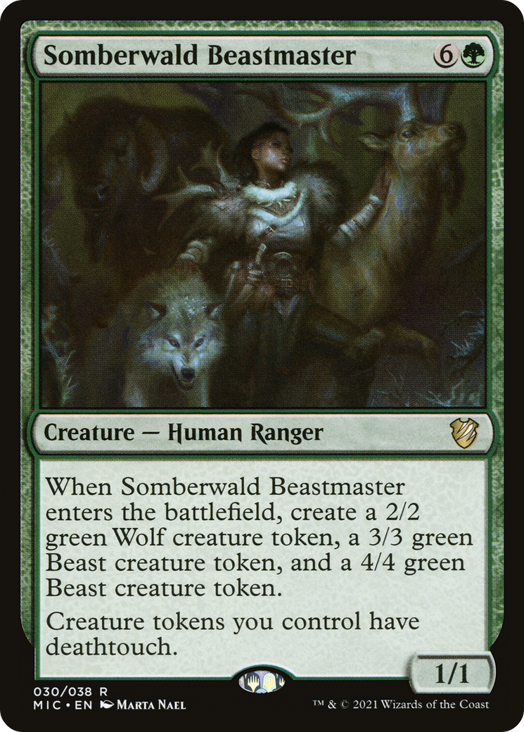 Somberwald Beastmaster [Innistrad: Midnight Hunt Commander]