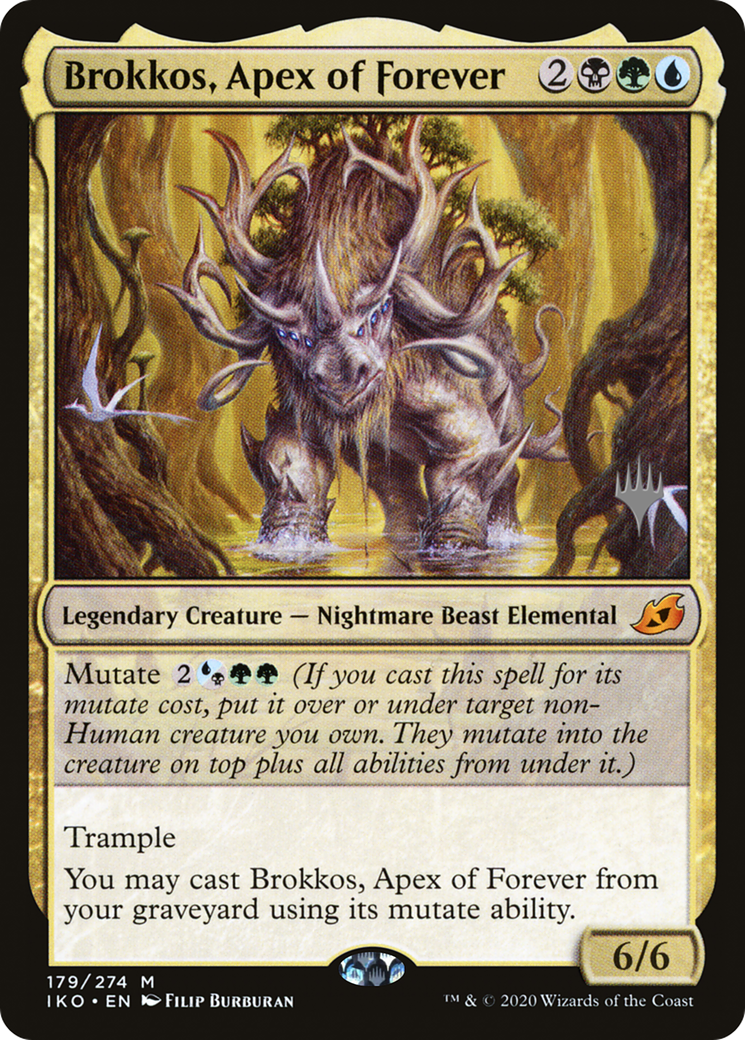 Brokkos, Apex of Forever (Promo Pack) [Ikoria: Lair of Behemoths Promos] | Silver Goblin