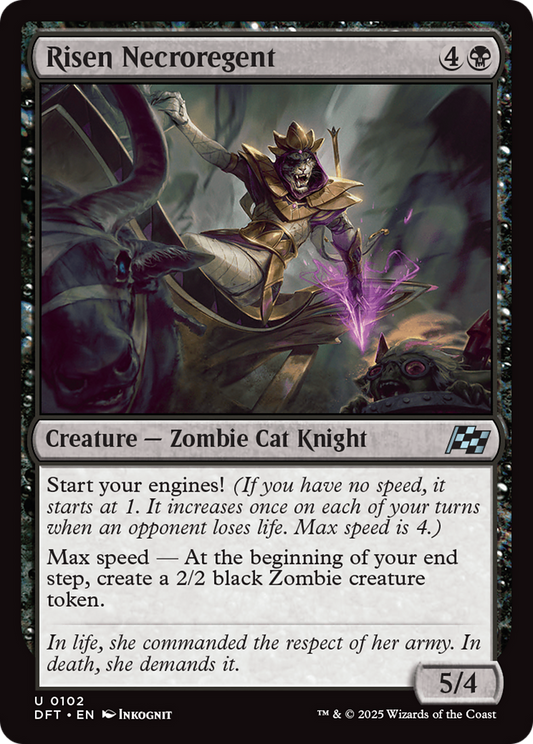 Risen Necroregent Foil (102) - Aetherdrift
