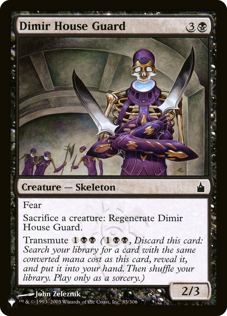 Dimir House Guard [The List] | Silver Goblin