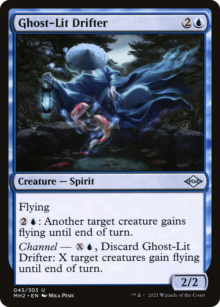 Ghost-Lit Drifter [Modern Horizons 2] | Silver Goblin