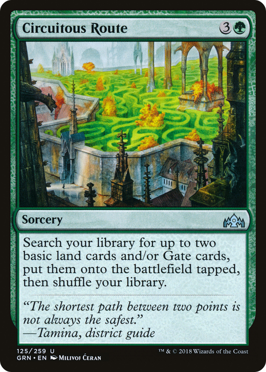 Circuitous Route [Guilds of Ravnica] Foil
